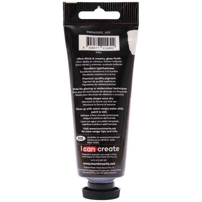 Dimension Acrylic Premium 75ml Tube - Zinc White