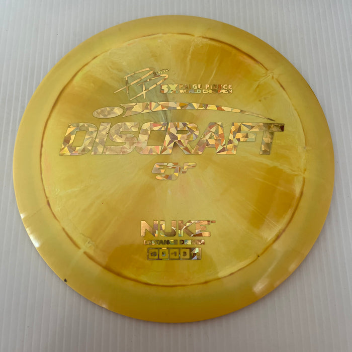 Orangey Yellow & Pink/Gold Shatter Stamp 31 / 170-172 grams