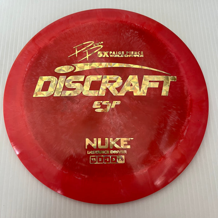 Red & White/Gold Shatter Stamp 34 / 170-172 grams