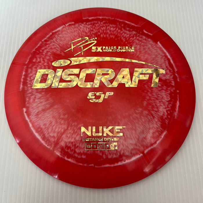 Red & White/Gold Shatter Stamp 38 / 170-172 grams