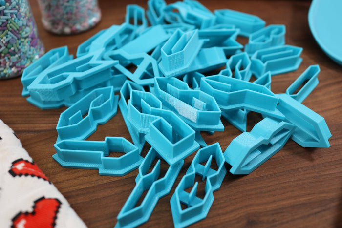 Drawn S Classic Style FONT Cookie Cutters Set - Gaming Baking, School Memes, Letter Cutouts Baking Fondant Letters, Letters for Cakes