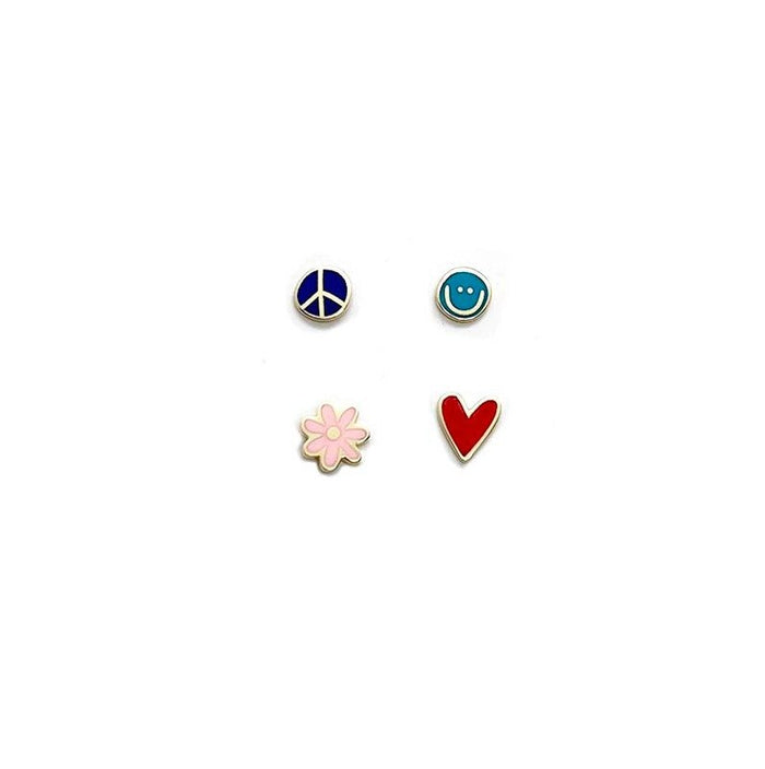 Earrings Love Red 1 pc