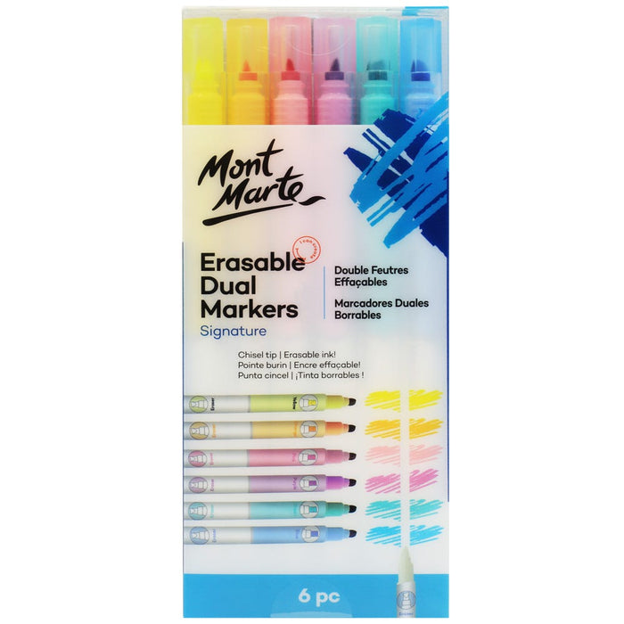 Erasable Dual End Markers Signature 6pc
