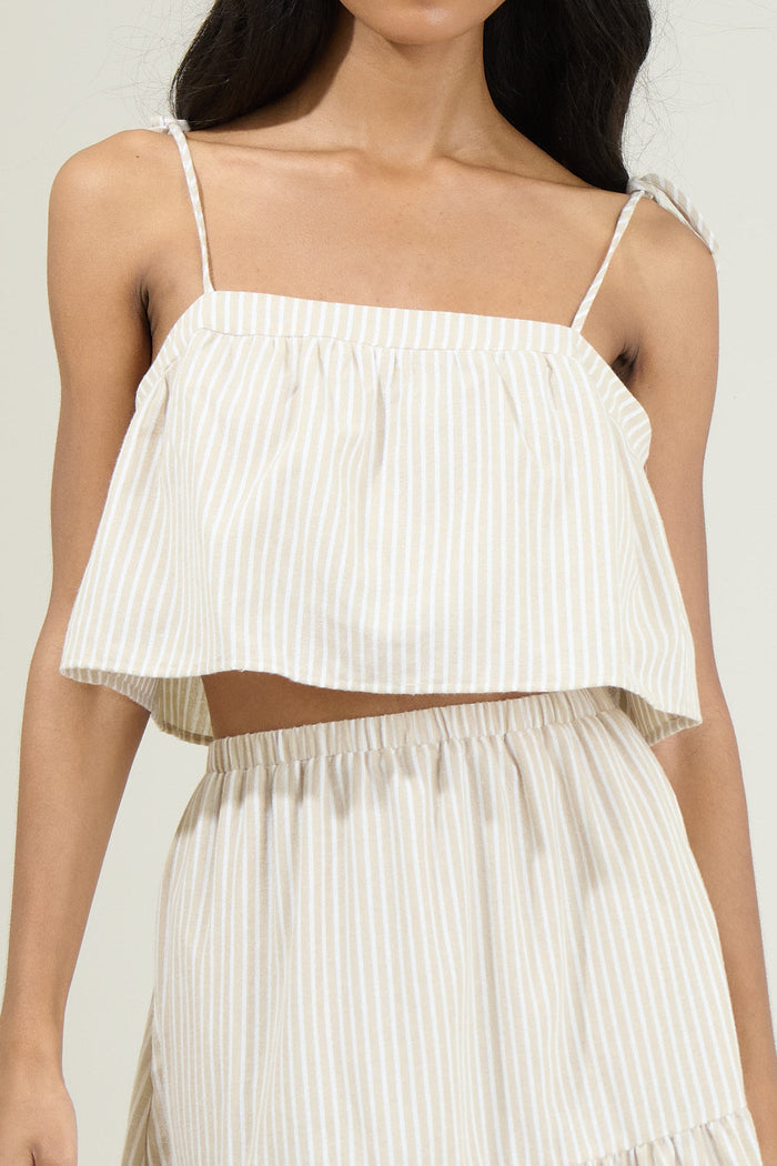 Everlanes Striped Crop Top