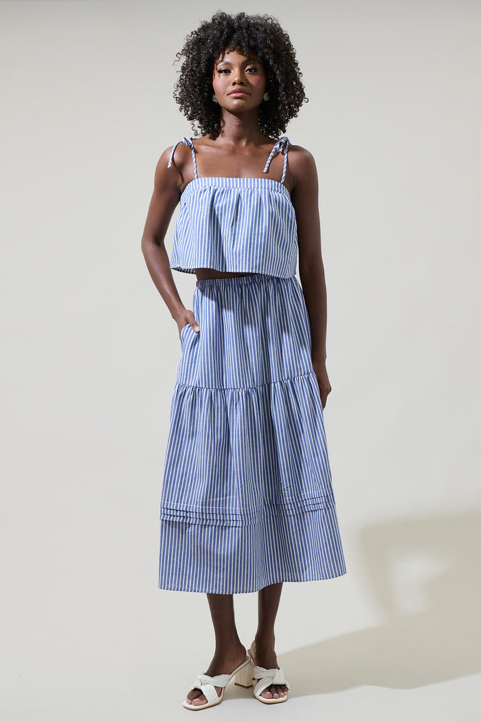 Everlanes Striped Crop Top