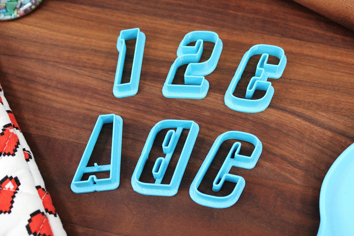 Post Apocalypse FONT Cookie Cutters - Retro Future Letters - Fondant Letters, Letters for Cake decorating - Lone Wanderer - Sole Survivor
