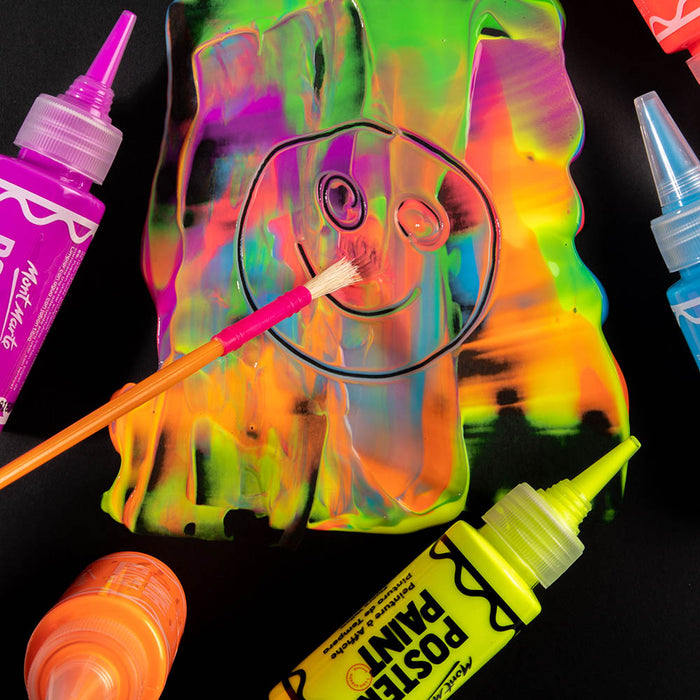 Fluoro Poster Paints 6pc x 60ml