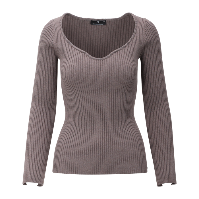 Urban Pioneers Female Freja Sweater SWEATER DARK SAND