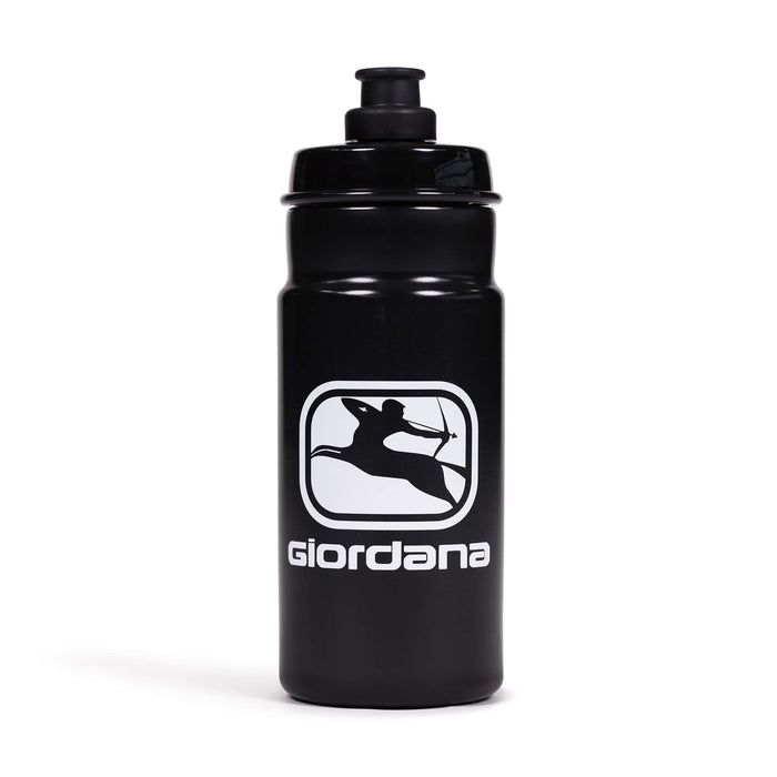 Giordana Elite Jet Water Bottle - 550ml by Giordana Cycling, BLACK, Made in Italy
