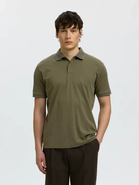 Green Knitted Polo