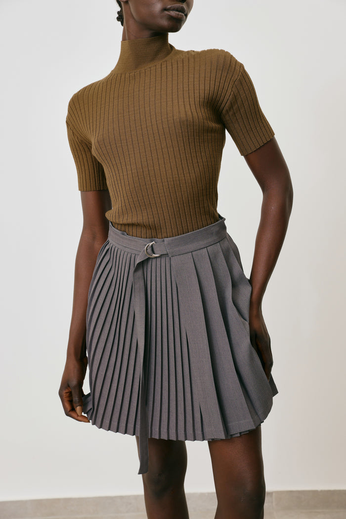 High neck top