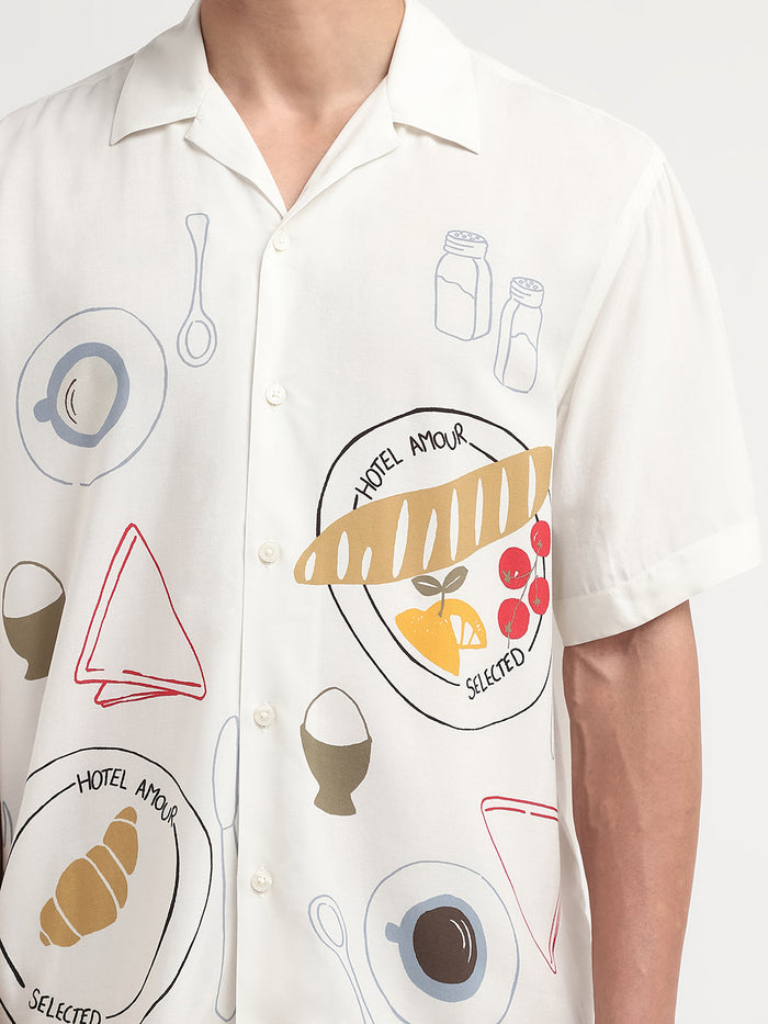 Hotel Amour Printed Relaxed Fit Shirt