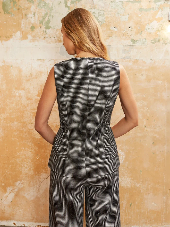 Houndstooth Waistcoat