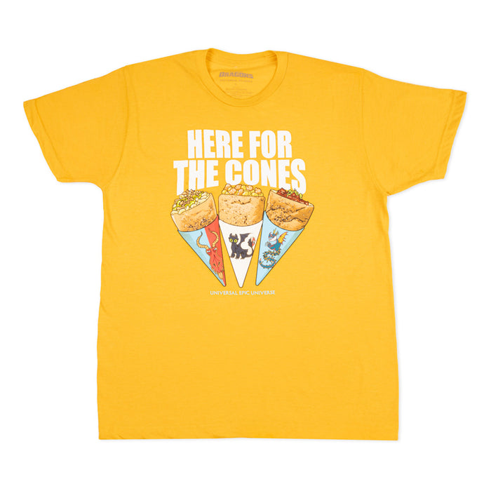 How to Train Your Dragon Here for the Cones T-Shirt - X-Large