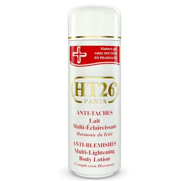 HT26 ANTI-Taches Multi-Eclaircissami Body Lotion(White cap / Gold Logo) 17.6 oz / 500 ml HT26