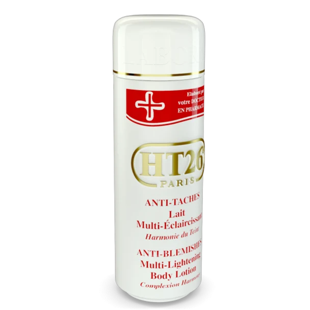 HT26 ANTI-Taches Multi-Eclaircissami Body Lotion(White cap / Gold Logo) 17.6 oz / 500 ml HT26