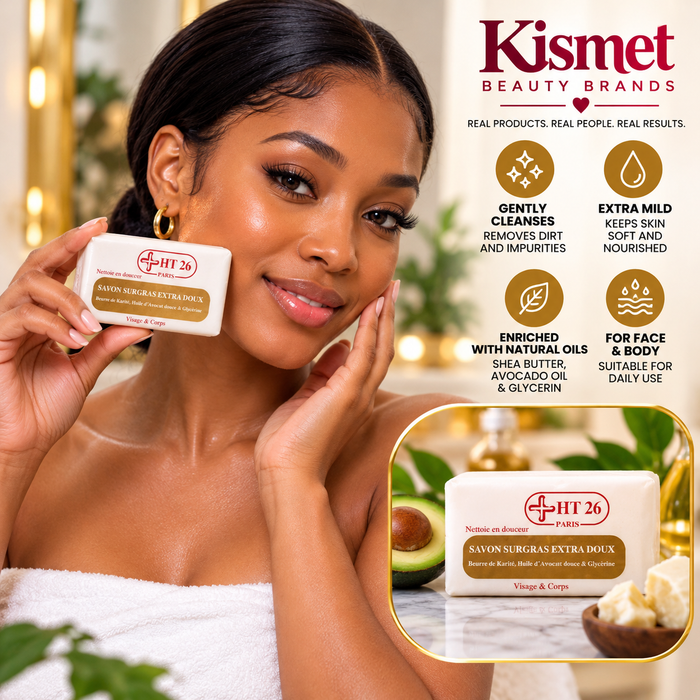 HT26 Extra Milk Moisturizing Soap (3Pcs) 2.93 oz/ 83 g