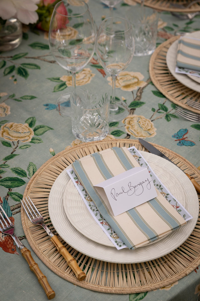 Ian Mankin "Ticking stripe" Napkins x6
