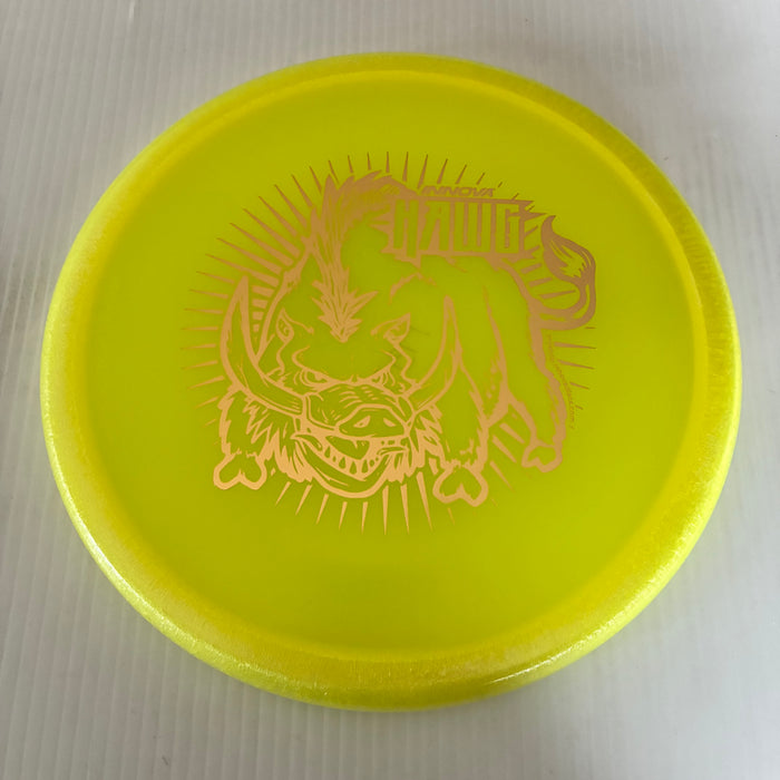 Yellow/Gold Stamp / 173-5 grams