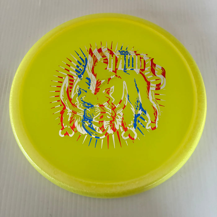 Yellow/American Flag Stamp / 173-5 grams