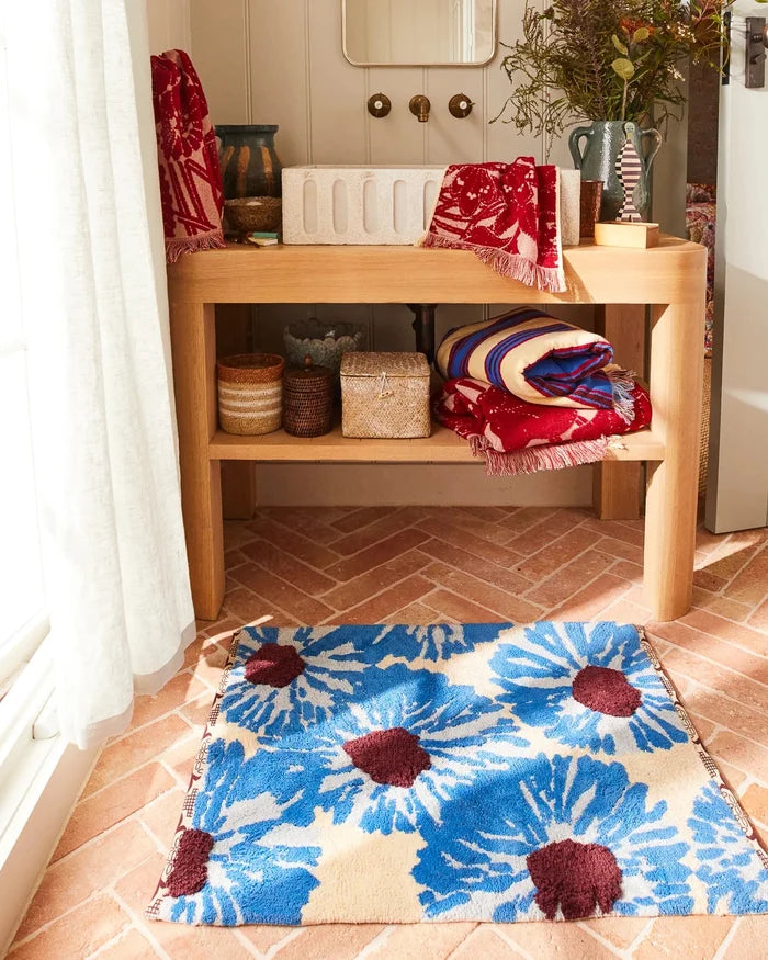 Isabella Bath Mat | Azure