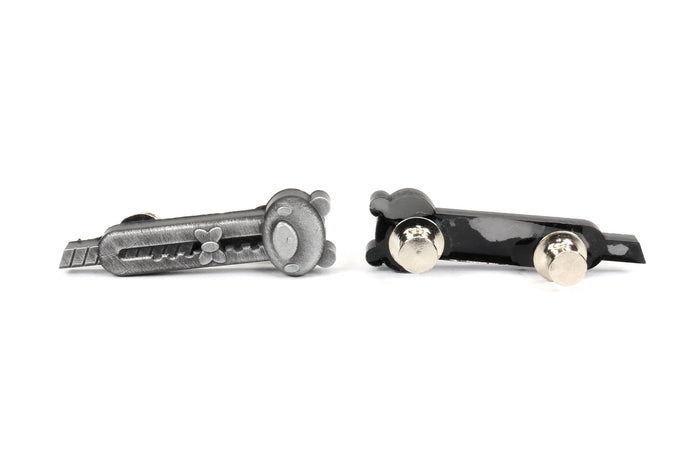 Kawaii Box Cutter Pin - Cutesy Razor Bear - Bear Head Box Cutters - Gift for Cute Bedroom - Anime Bear | SPN1