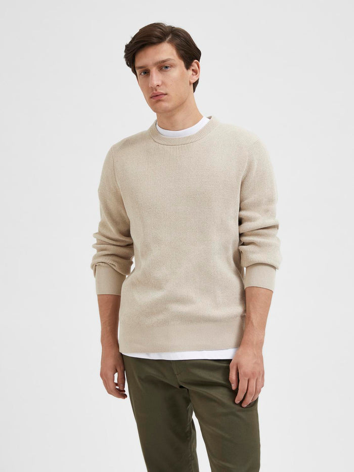 Knitted Crew Neck Pullover