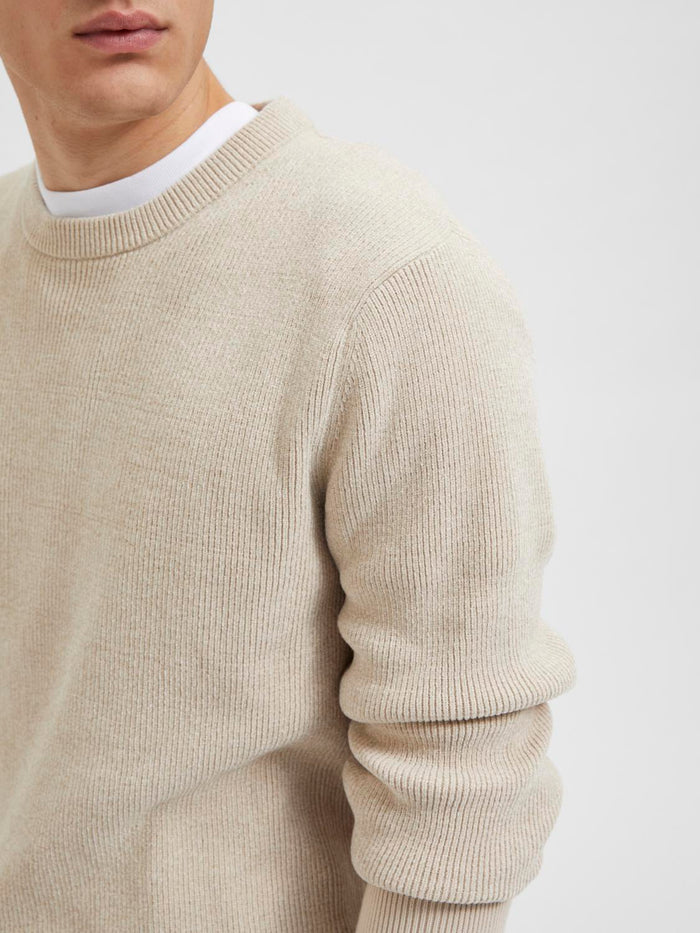 Knitted Crew Neck Pullover