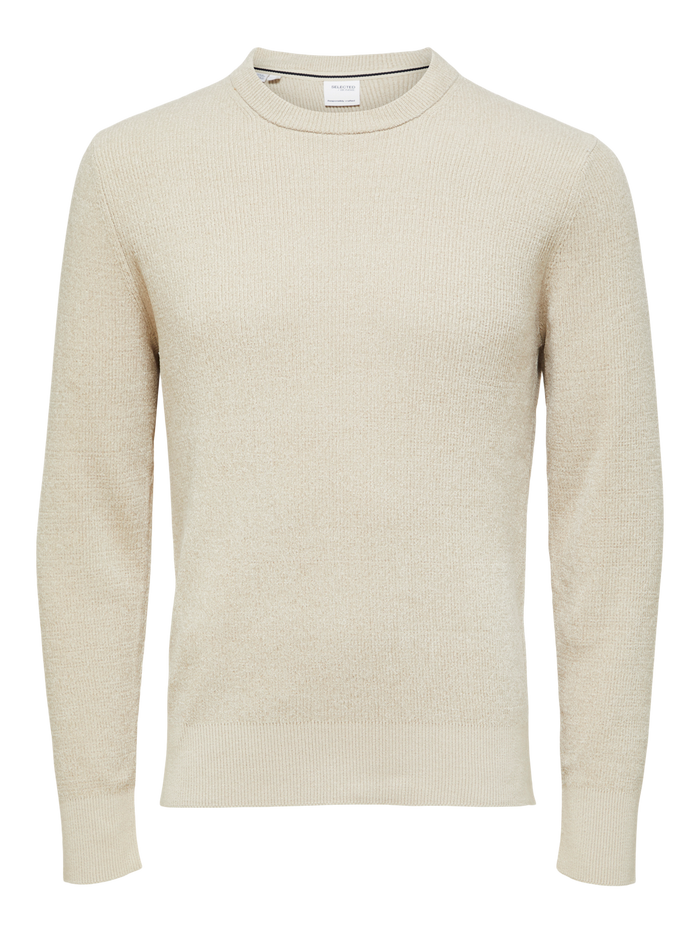 Knitted Crew Neck Pullover
