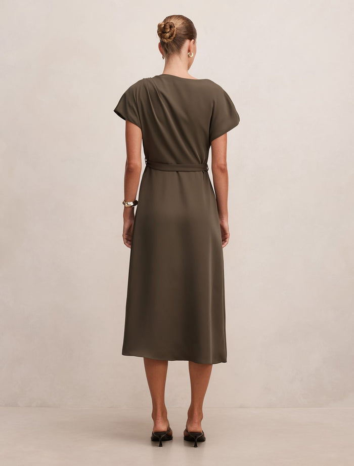 Kylee Button Neck Dress Forever New