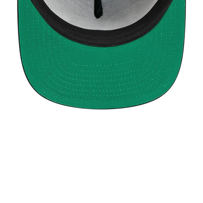 Pictured is this MLB Ring LA Dodgers 9FIFTY A-Frame Snapback cap in black. 2