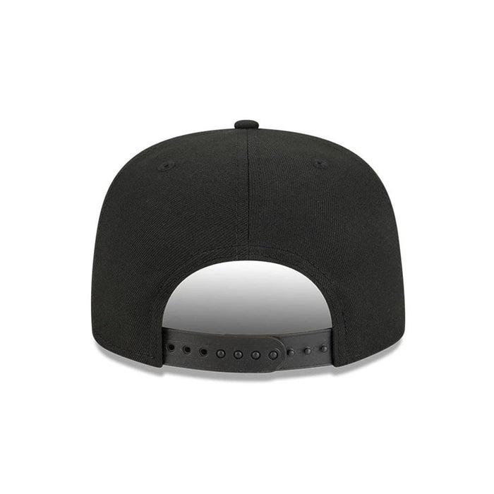 Pictured is this MLB Ring LA Dodgers 9FIFTY A-Frame Snapback cap in black. 7