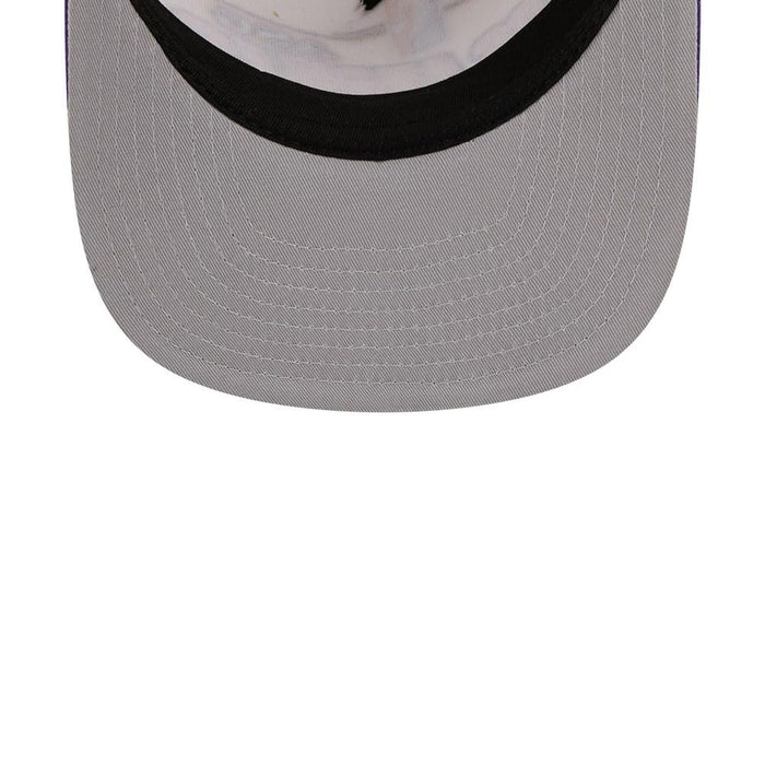 Pictured is this NBA Hardwood Classic All Star Game LA Lakers 9FIFTY A-Frame Snapback cap in white. 2