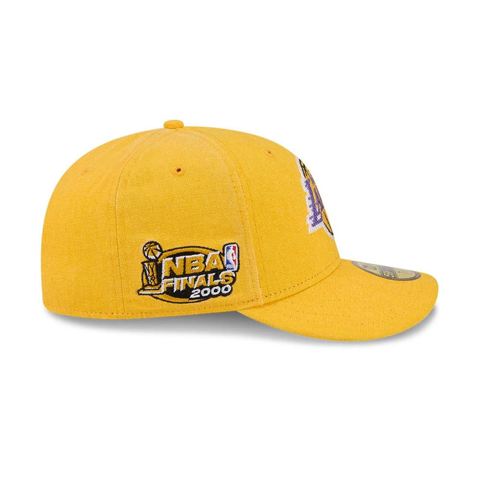 Pictured is this NBA Hardwood Classic LA Lakers 59FIFTY Fitted cap in Yellow. 5