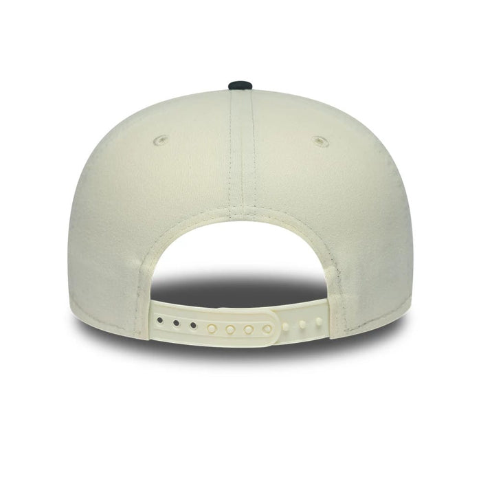 Pictured is this NFL Metallic Logo Las Vegas Raiders 19TWENTY cap in cream. 5
