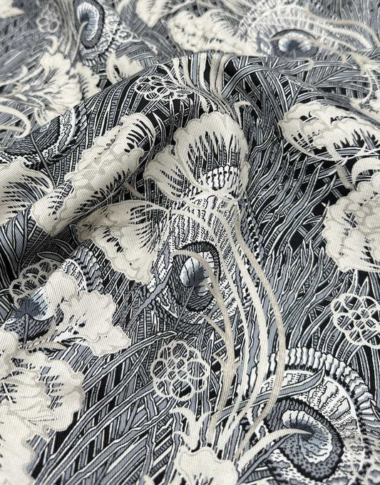 Liberty Fabrics Bourneville Cotton Drill Fabric, Hera Hana Dance B