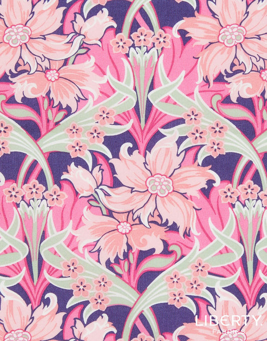 Liberty Fabrics Cotton Poplin, Webb Mews A