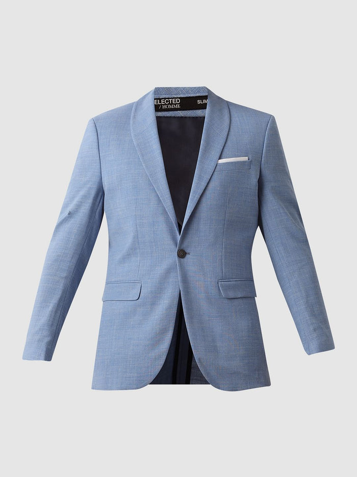 Light Blue Suit-Set Blazer