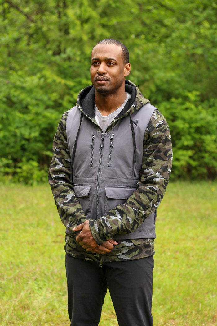 Lightweight Dog Trainer Vest CHARCOAL - Designed in Canada