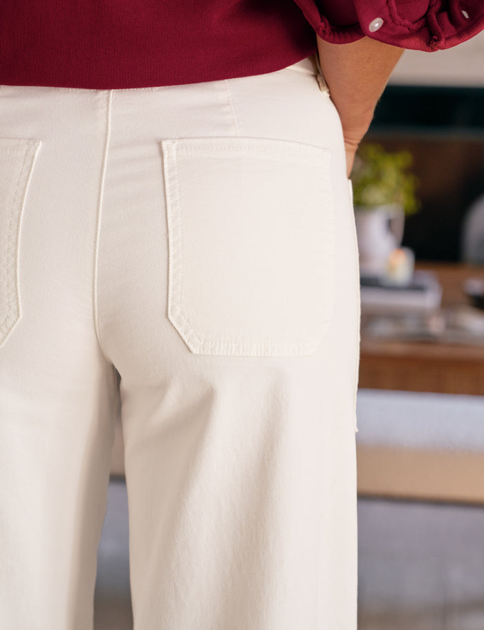 LIMERICK 31" Chalk, Italian Peached Twill