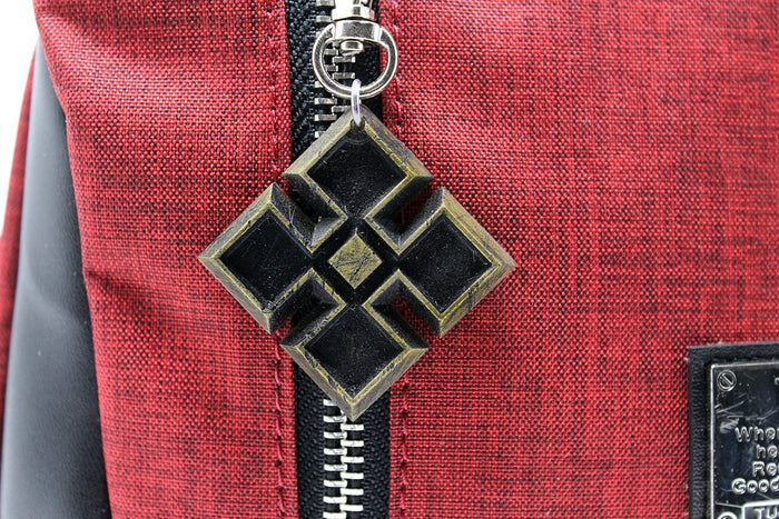 Gears of War Locust Symbol Pendant Cogtag Necklace/Keychain for Gears of War Cosplay - LootCaveCo