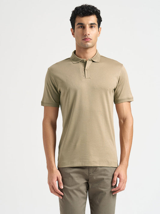 Logo Printed Cotton Polo