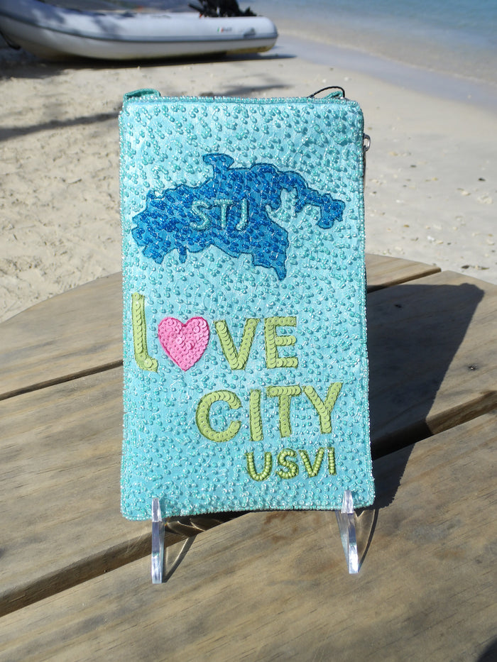 Love City Beaded Purse