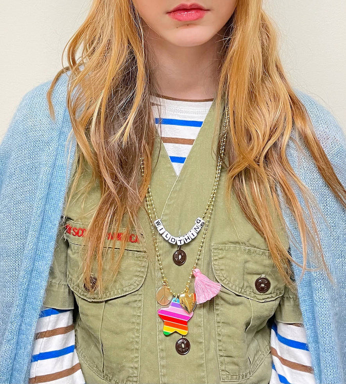 Love & Peace Charms Necklace