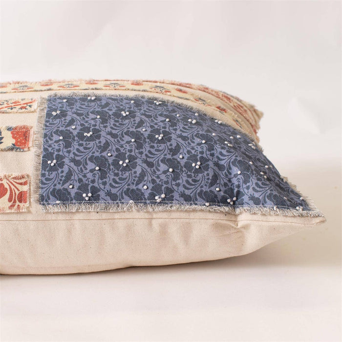 Lumbar Pillow - Patchwork American Flag