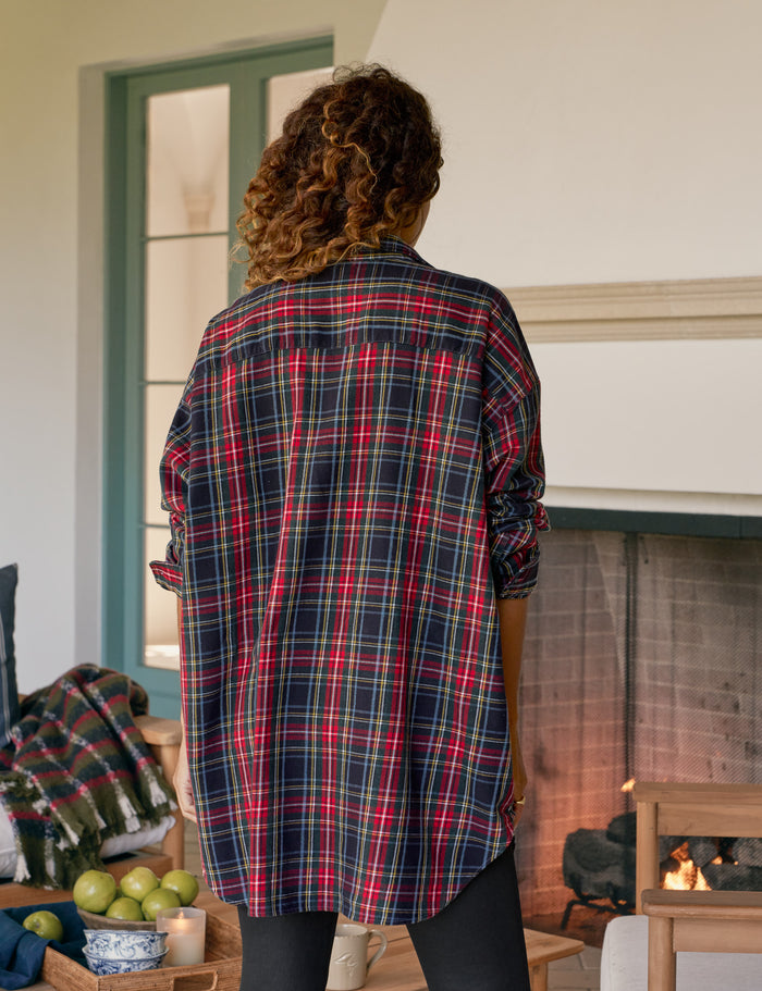 MACKENZIE Red Multi Plaid, Italian Flannel
