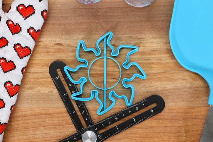 Elemental Magic Cookie Cutters - Forest, Island, Plains, Fire, Swamp - Magic Symbols