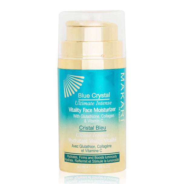 Makari BLUE CRYSTAL Vitality Face Moisturizer Cream 1.7 oz / 50 ml Makari