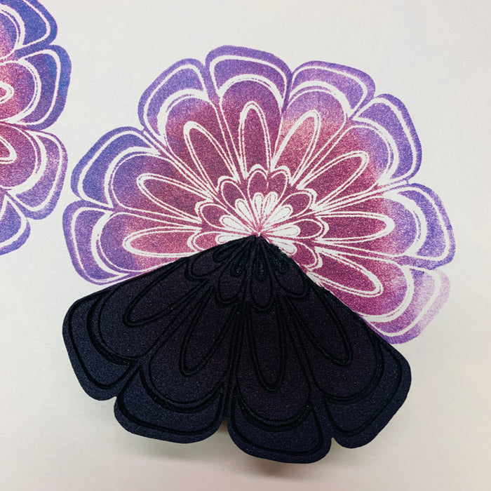 Marta Harvey | Hexagon Flower Pattern | Foam Stamp