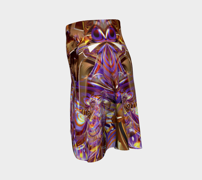 Meltdown High Waist Flare Skirt